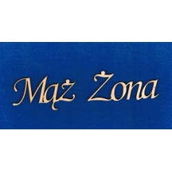 Mąż Żona -wysokośc 2 cm - (monotype)